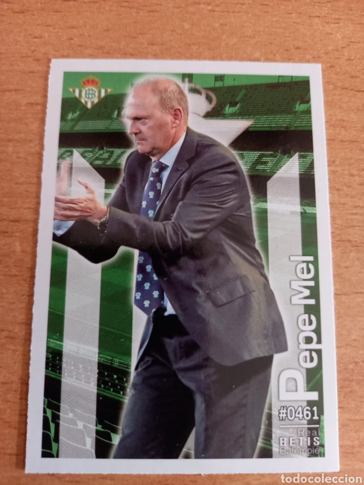 Football Stickers: Mundicromo las fichas de la liga 2016 461 Pepe Mel Real Betis