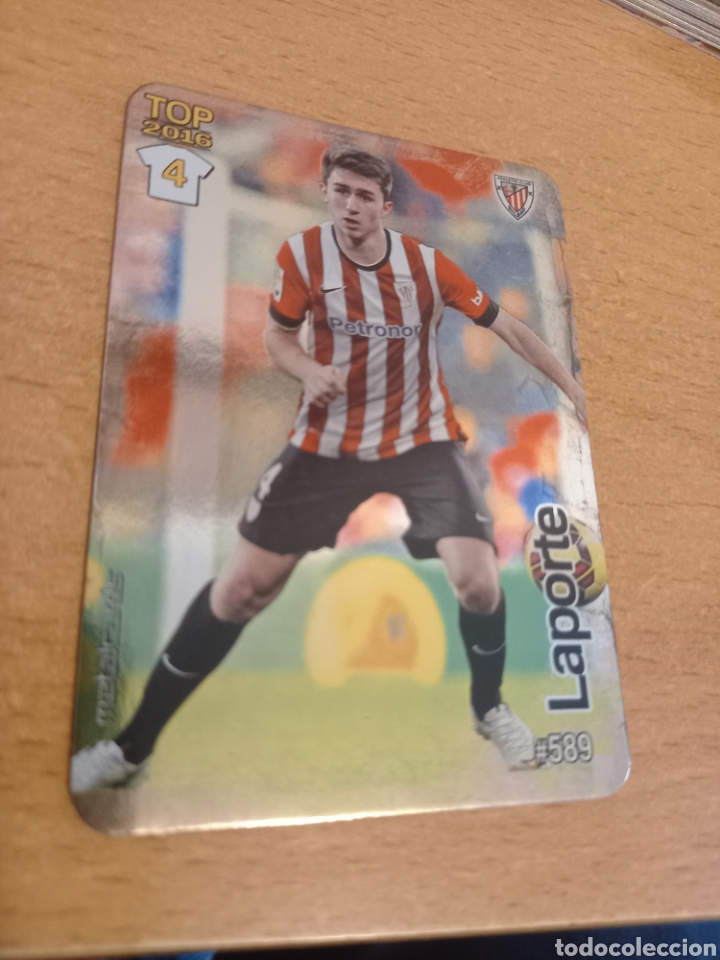 Cromos de Futebol: Mundicromo las fichas de la liga 2016 589 Laporte Athletic de Bilbao top brillo liso