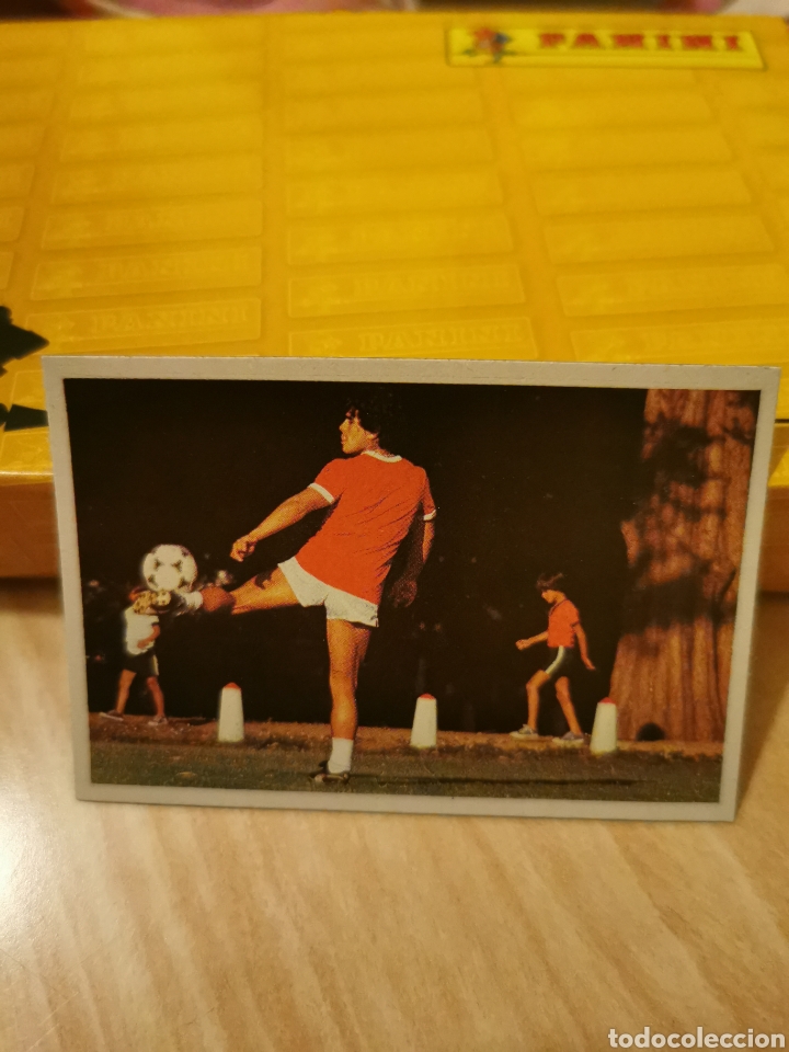 Cromos de F&uacute;tbol: # 36 Mis entrenamientos 84/85 Maradona &rdquo;sus Driblings&rdquo; &rdquo;sus goles&rdquo; cromoesport - sin pegar