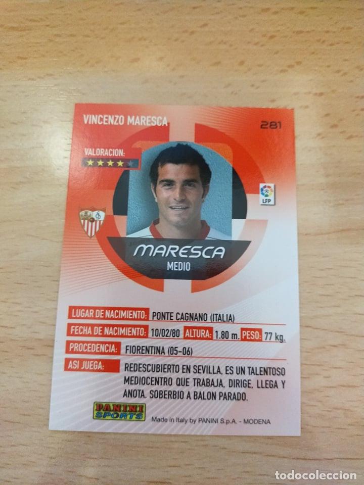 Cromos de f&uacute;tbol: Megacracks 06/07. 281- Maresca. Sevilla. - Foto 2