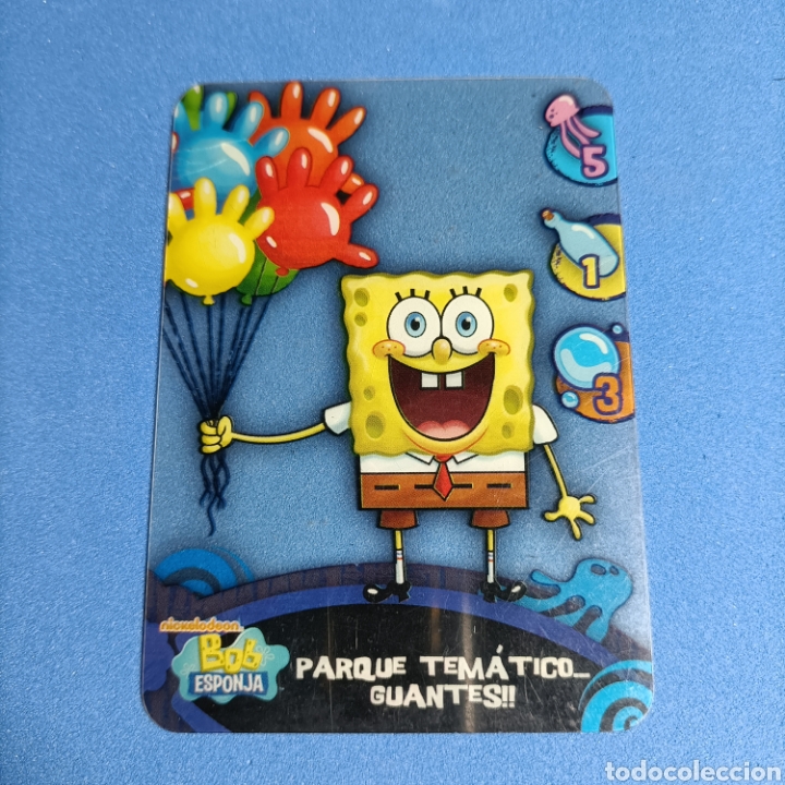 Cromos de F&uacute;tbol: (PK.3) LAMINCARDS EDIBAS. BOB ESPONJA - N&deg;66