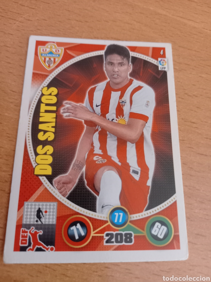Fu&szlig;ball-Sticker: Panini Adrenalyn 2014 2015 14 15 4 Dos Santos Almer&iacute;a