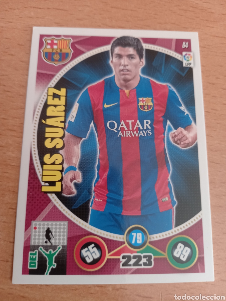 Figurine di Calcio: Panini Adrenalyn 2014 2015 14 15 64 Luis Su&aacute;rez Barcelona