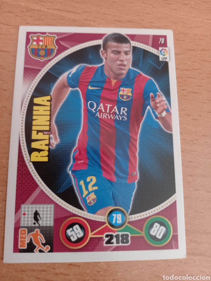 Figurine di Calcio: Panini Adrenalyn 2014 2015 14 15 70 Rafinha Barcelona
