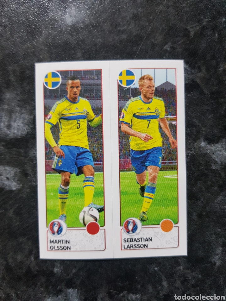 Cromos de Futebol: N&deg;546 A/B Martin /Sebasti&aacute;n Euro 2016 Francia Eurocopa Panini