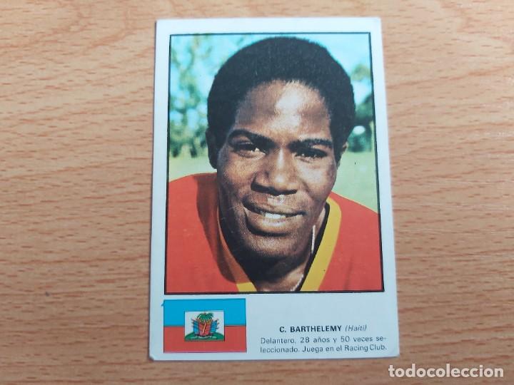 Football Stickers: MUNDIAL MUNICH 74 EDITORIAL FHER BARTHELEMY/HAITI-SIN PEGAR