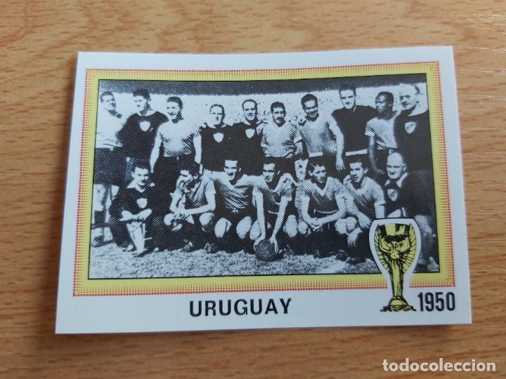Fu&szlig;ball-Sticker: CROMO FUTBOL WORLD CUP STORY SONRIC'S- PANINI- 10.URUGUAY MUNDIAL 1950-NUEVO DE SOBRE