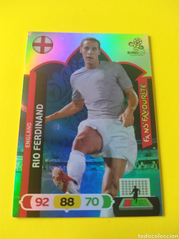 Football Stickers: Rio Ferdinand Fans Favourite Euro 2012