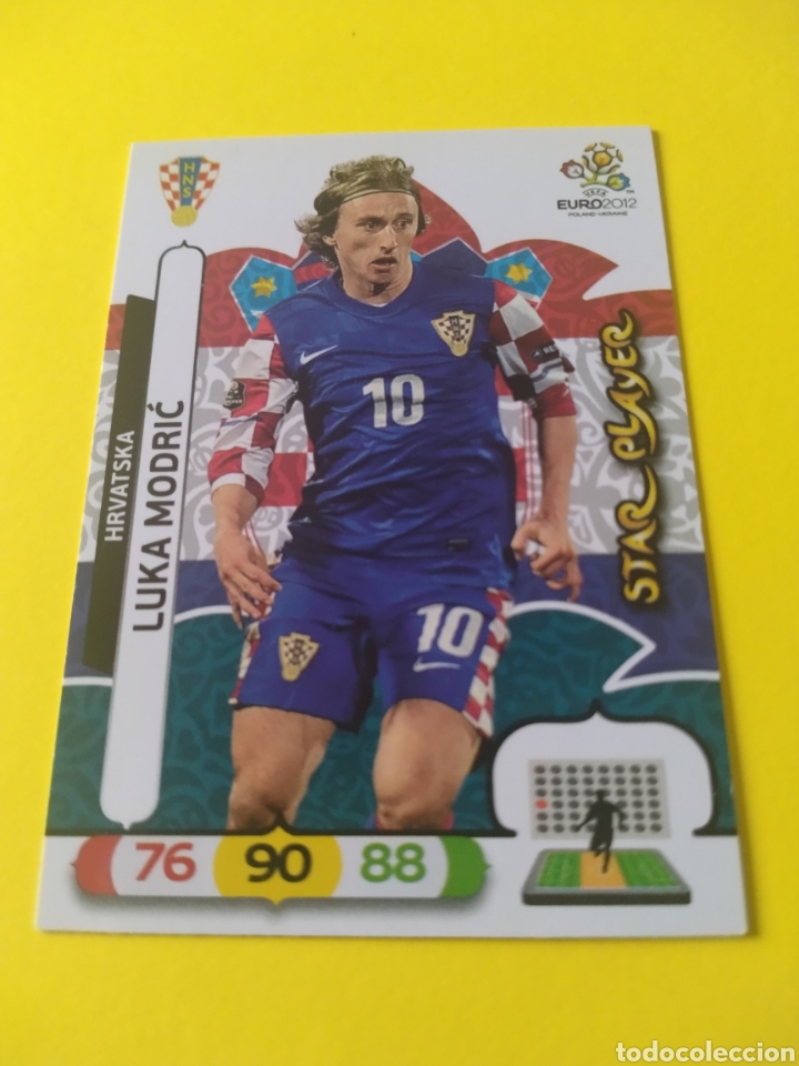 Cromos de f&uacute;tbol: Luca Modric Star player Euro 2012 - Foto 2