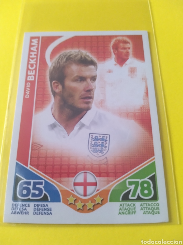 Cromos de f&uacute;tbol: David Beckham Topps Match Attax 2006 - Foto 2