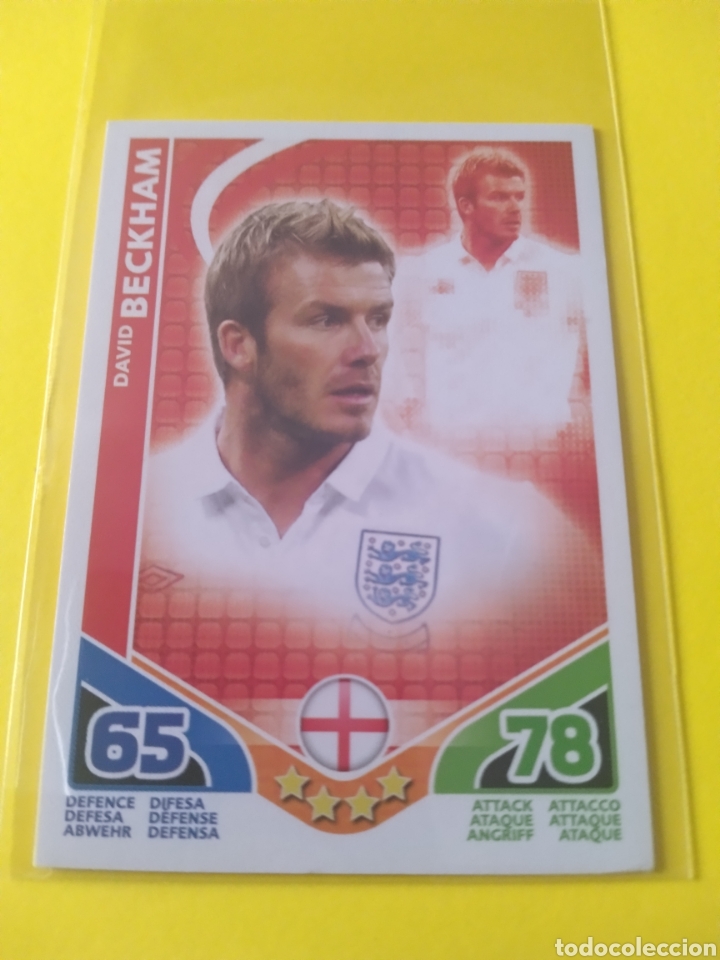 Cromos de f&uacute;tbol: David Beckham Topps Match Attax 2006 - Foto 1