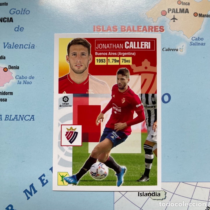 Cromos de f&uacute;tbol: Calleri &uacute;ltimo fichaje n&uacute;mero 62 cromo liga este 20-21 2020-2021