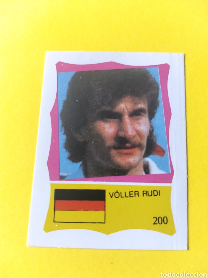 Football Stickers: Rudi Voller Colecci&oacute;n Reyauca