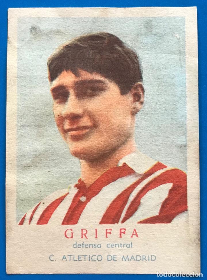 Fu&szlig;ball-Sticker: Griffa - Atl&eacute;tico de Madrid - Futbol 1959 / 60 - Chocolates y Caf&eacute;s Juli - Benavente