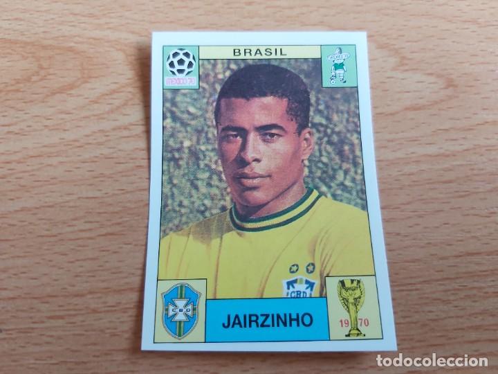 Cromos de F&uacute;tbol: CROMO FUTBOL WORLD CUP STORY SONRIC'S- PANINI- 41.JAIRZINHO/BRASIL-MUNDIAL MEXICO 70-NUEVO DE SOBRE