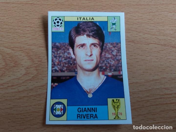 Cromos de f&uacute;tbol: CROMO FUTBOL WORLD CUP STORY SONRIC'S- PANINI- 52.RIVERA/ITALIA-MUNDIAL MEXICO 70-NUEVO DE SOBRE