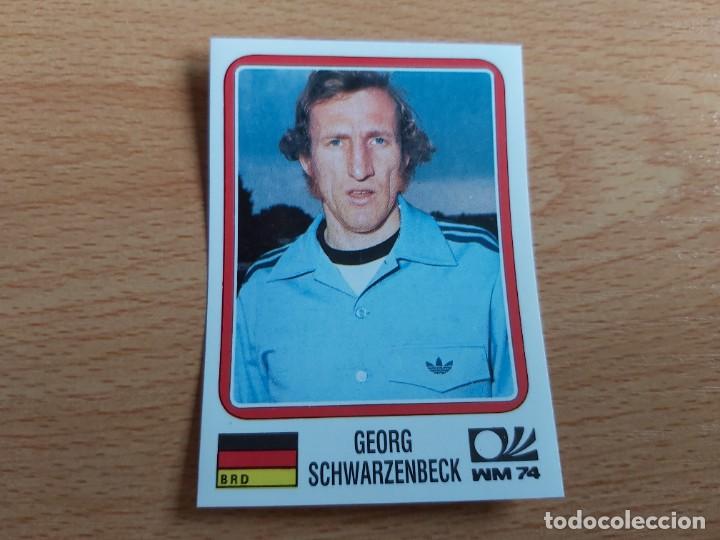 Football Stickers: CROMO FUTBOL WORLD CUP STORY SONRIC'S- PANINI- 62.SCHWARZENBECK/ALEMANIA-MUNDIAL MUNICH 74-NUEVO