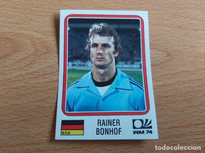 Cromos de F&uacute;tbol: CROMO FUTBOL WORLD CUP STORY SONRIC'S- PANINI 64.BONHOF/ALEMANIA-MUNDIAL MUNICH 74-NUEVO DE SOBRE
