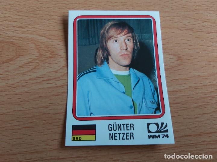 Football Stickers: CROMO FUTBOL WORLD CUP STORY SONRIC'S-PANINI 71.NETZER/ALEMANIA-MUNDIAL MUNICH 74-NUEVO DE SOBRE