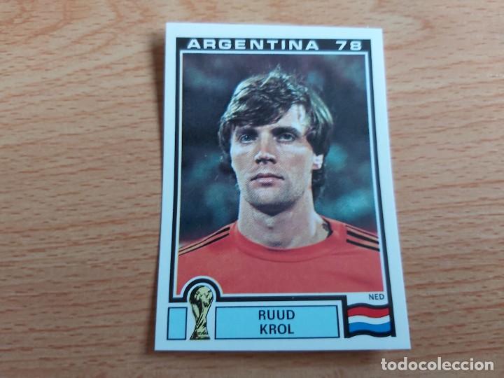 Fu&szlig;ball-Sticker: CROMO FUTBOL WORLD CUP STORY SONRIC'S-PANINI 115.KROL/HOLANDA-MUNDIAL ARGENTINA 78-NUEVO
