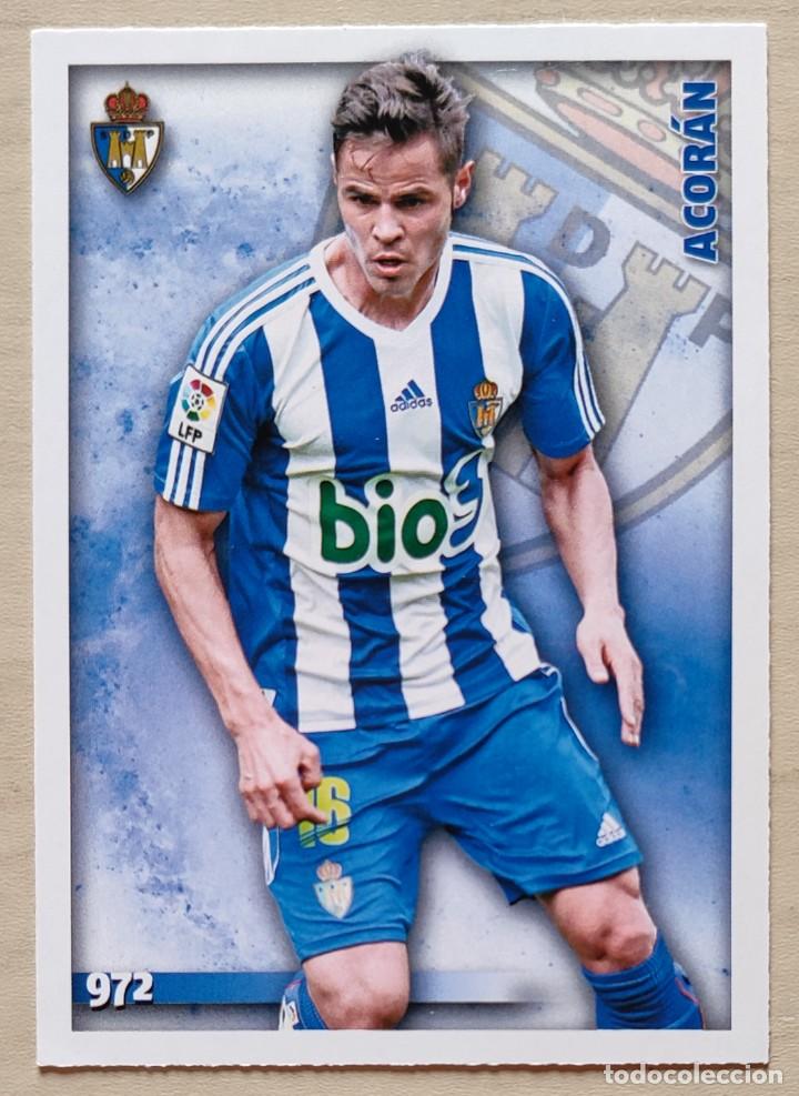 Cromos de F&uacute;tbol: 972 ACORAN SD PONFERRADINA FICHAS ALBUM MUNDICROMO 2014 2015 14 15