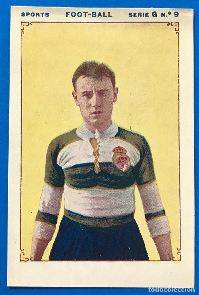 Cromos de f&uacute;tbol: Cromo de Peir&oacute; - U. S. Sans - Chocolates Juncosa (Serie G - N&deg; 9) - A&ntilde;os 20