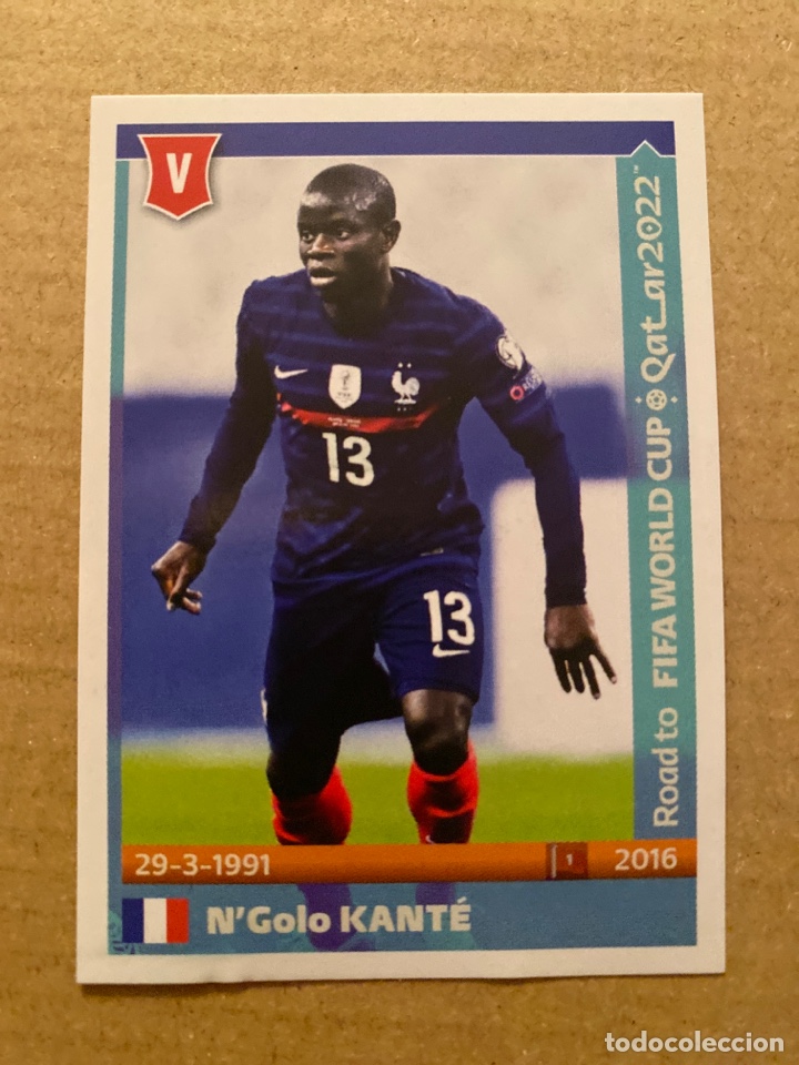 Cromos de F&uacute;tbol: Road to Qatar 2022 Francia France # 217 N&rsquo;Golo Kant&eacute; Fifa World Cup Stickers Cromos Panini