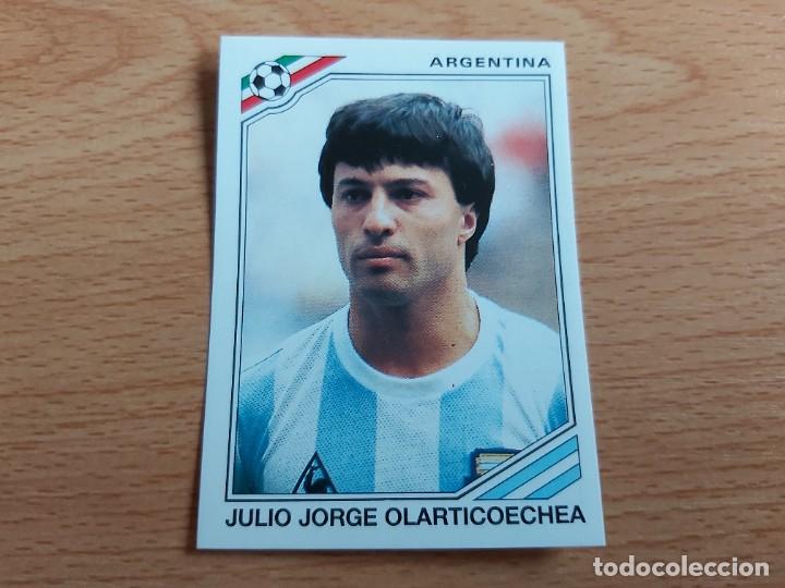 Cromos de f&uacute;tbol: CROMO FUTBOL WORLD CUP STORY SONRIC'S-PANINI 168.OLARTICOECHEA/ARGENTINA-MUNDIAL MEXICO 86-NUEVO