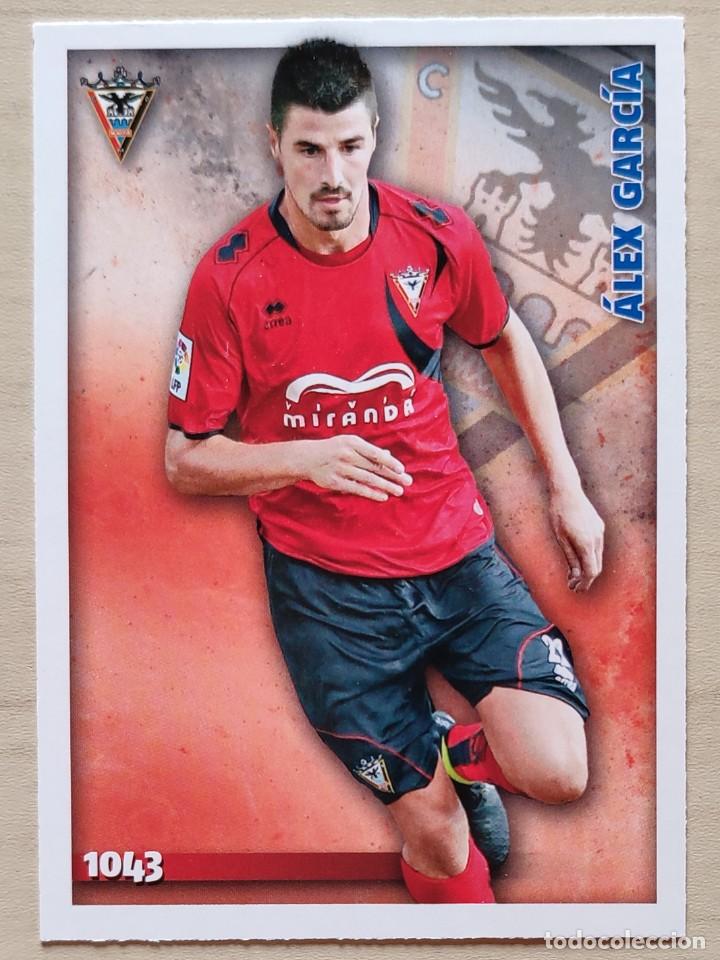 Cromos de f&uacute;tbol: 1043 ALEX GARCIA MIRANDES FICHAS ALBUM MUNDICROMO 2014 2015 14 15