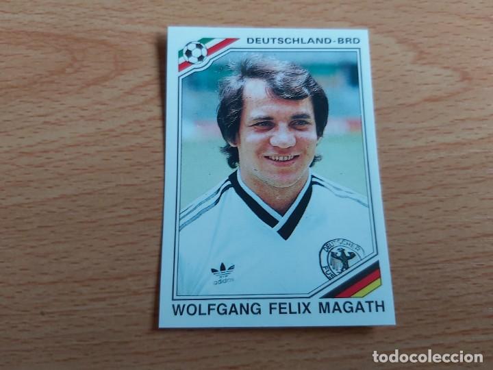 Football Stickers: CROMO FUTBOL WORLD CUP STORY SONRIC'S-PANINI 189.MAGATH/ALEMANIA-MUNDIAL MEXICO 86-NUEVO