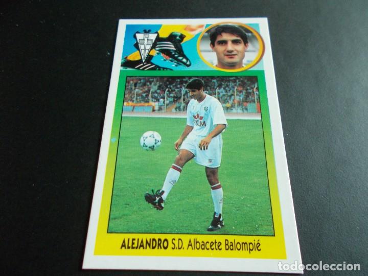 Fu&szlig;ball-Sticker: ALEJANDRO ALBACETE ESTE 93-94 COLOCA NUEVO DE SOBRE CARTON