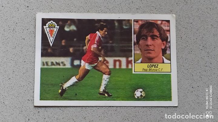 Fu&szlig;ball-Sticker: LOPEZ MURCIA ESTE 84 85 1984 1985 RECUPERADO
