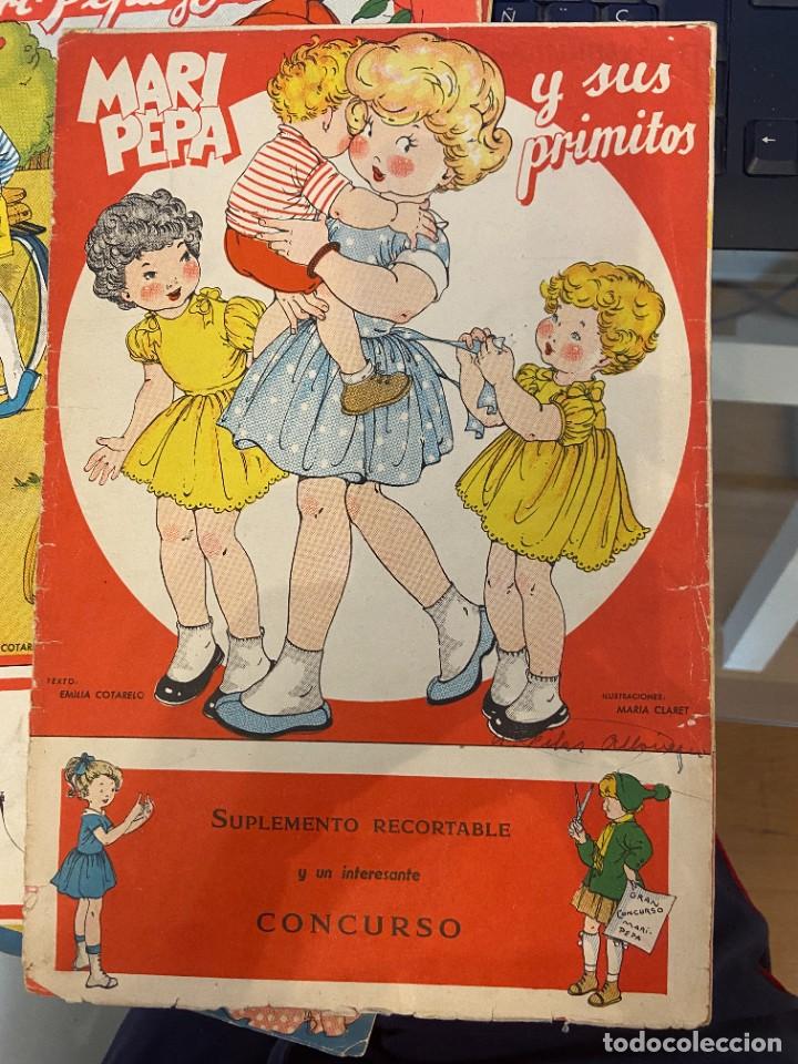 Cromos de F&uacute;tbol: mari-pepa y sus primitos con recortable n&ordm; 46