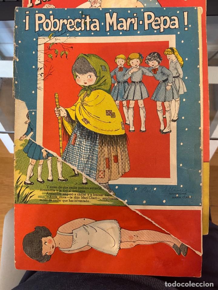 Cromos de F&uacute;tbol: pobrecita mari-pepa n&ordm; 42 con recortable como se aprecia en fotos