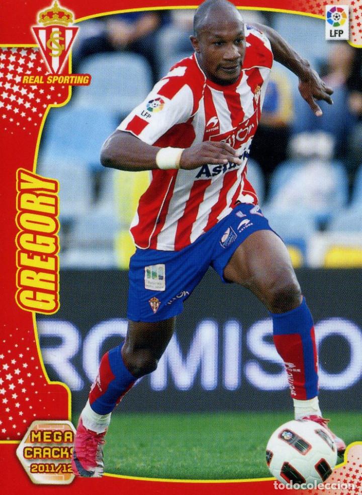 Cromos de f&uacute;tbol: MEGACRACKS 2011-12 N&ordm; 295 GREGORY - REAL SPORTING - Foto 1