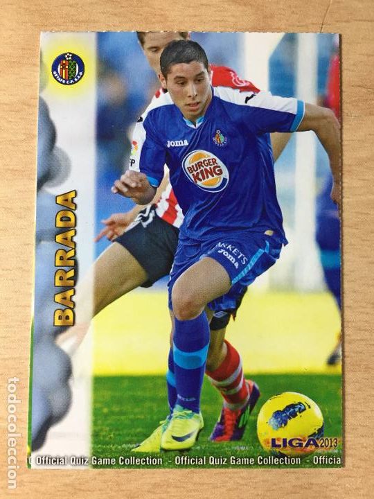 Cromos de f&uacute;tbol: 2012-2013 - 285 BARRADA - GETAFE CF - MUNDICROMO - Foto 1