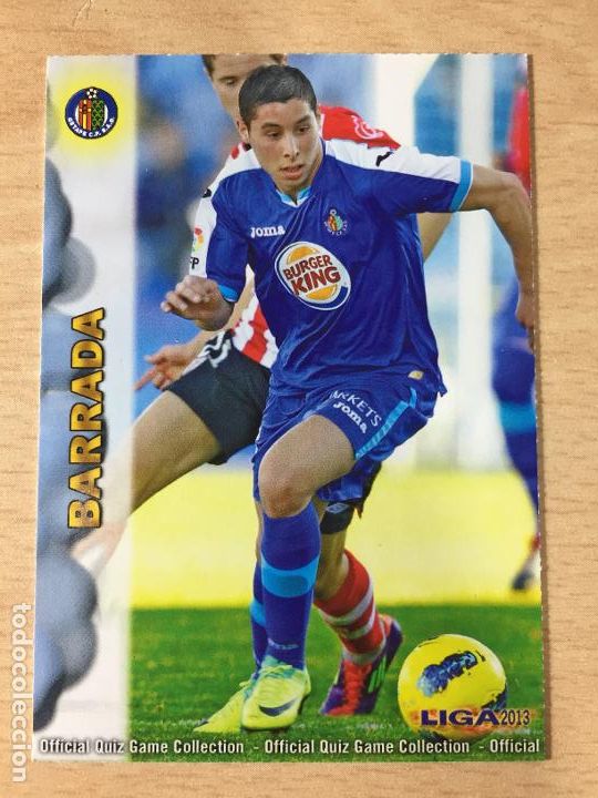 Cromos de f&uacute;tbol: 2012-2013 - 285 BARRADA - GETAFE CF - MUNDICROMO - Foto 1