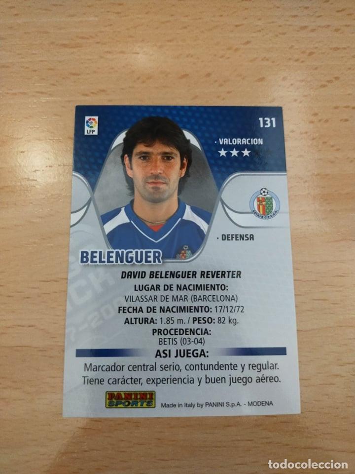 Cromos de f&uacute;tbol: Megacracks 07/08. 131- Belenguer. Getafe. - Foto 2