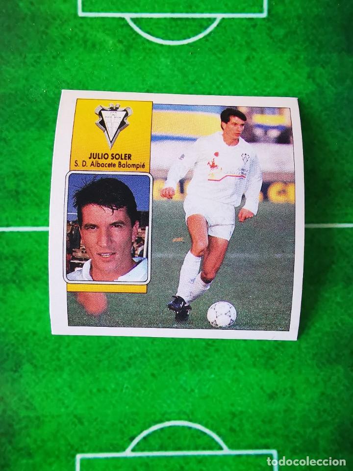Fu&szlig;ball-Sticker: CROMO FUTBOL RECUPERADO 92 93 LIGA ESTE 1992 1993 SD ALBACETE JULIO SOLER