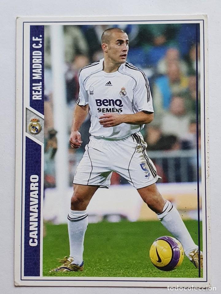Cartes &agrave; collectionner de Football: Cromo de Futbol #11 CANNAVARO (Real Madrid) Liga 05-06 Mundicromo