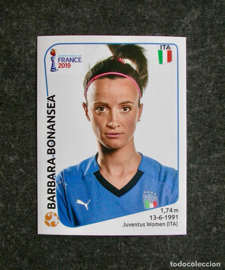 Cromos de f&uacute;tbol: 207 BARBARA BONANSEA / ITALIA / FIFA WOMEN'S WORLD CUP 2019 / FRANCE / PANINI