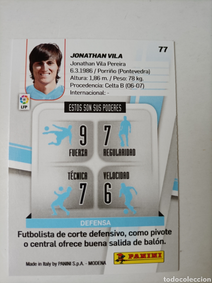 Cromos de f&uacute;tbol: Jonathan Vila. Celta de Vigo. Megacracks 2012/13 - Foto 2