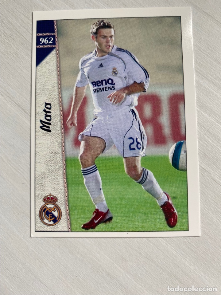 Cromos de F&uacute;tbol: 962 JUAN MATA REAL MADRID CASTILLA 2006 2007 06 07 ROOKIE CARD MUNDICROMO
