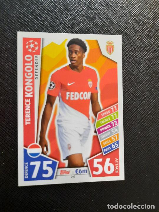 Cromos de F&uacute;tbol: KONGOLO MONACO TOPPS MATCH ATTAX 2017 2018 FUTBOL LIGA CROMO 17 18 - 241
