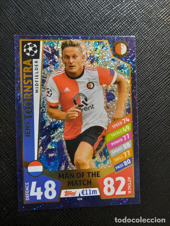 Cromos de F&uacute;tbol: TOORNSTRA FEYENOORD TOPPS MATCH ATTAX 2017 2018 FUTBOL LIGA CROMO 17 18 - 416