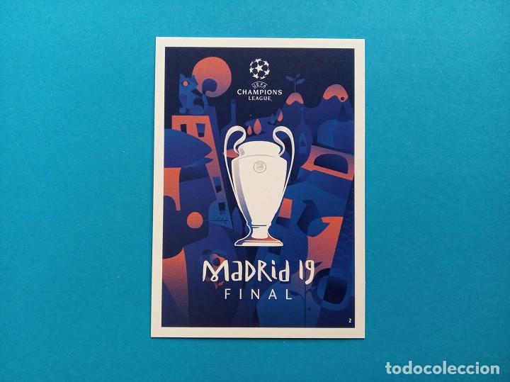 Fu&szlig;ball-Sticker: 2 LOGO TROFEO COPA CARTEL FINAL CARDS ROAD TO MADRID CHAMPIONS LEAGUE TOPPS ATTAX 18 19 2018 2019