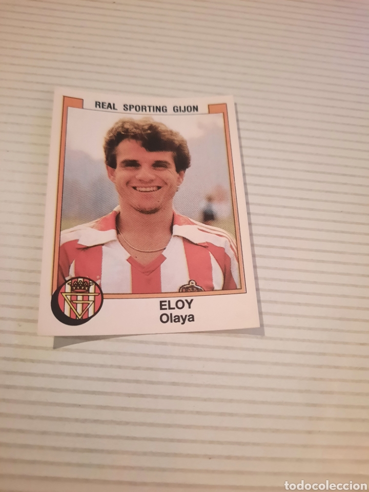 Cromos de Futebol: CROMO ELOY OLAYA, REAL SPORTING GIJON,F&Uacute;TBOL 88 N&deg;342, PANINI NUEVO