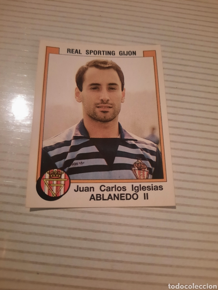 Cromos de Futebol: CROMO JUAN CARLOS IGLESIAS ABLANEDO II,REAL SPORTING GIJON, F&Uacute;TBOL 88 N&deg;331,PANINI NUEVO