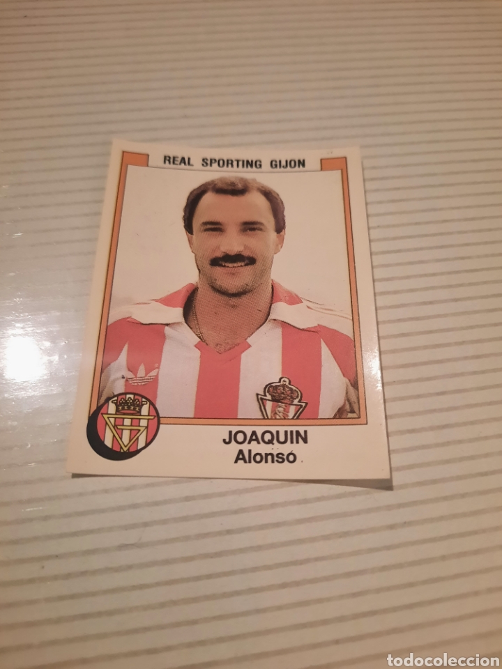 Cromos de Futebol: CROMO JOAQU&Iacute;N ALFONSO REAL SPORTING GIJON, F&Uacute;TBOL 88 N&deg;337,PANINI NUEVO