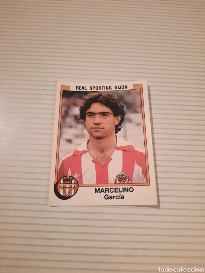 Cromos de Futebol: CROMO MARCELINO GARC&Iacute;A ,REAL SPORTING GIJON, F&Uacute;TBOL 88 N&deg;339, PANINI NUEVO